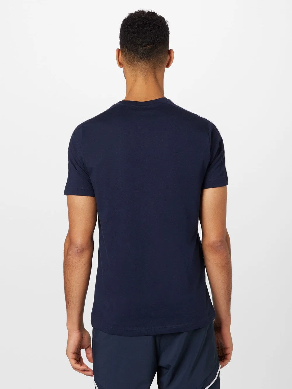 Adidas Essentials 3-Stripes Performance T-Shirt, Navy