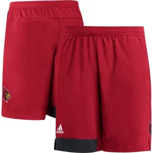 adidas Louisville Cardinals Men's Red Training Shorts