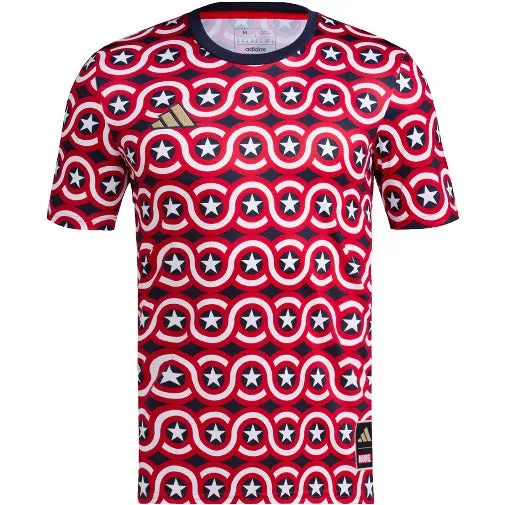 Adidas MLS 2023 AeroReady Pre Match America Jersey