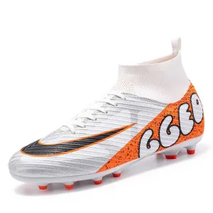 Adult and Boys' High-Top Soccer Cleats, Training