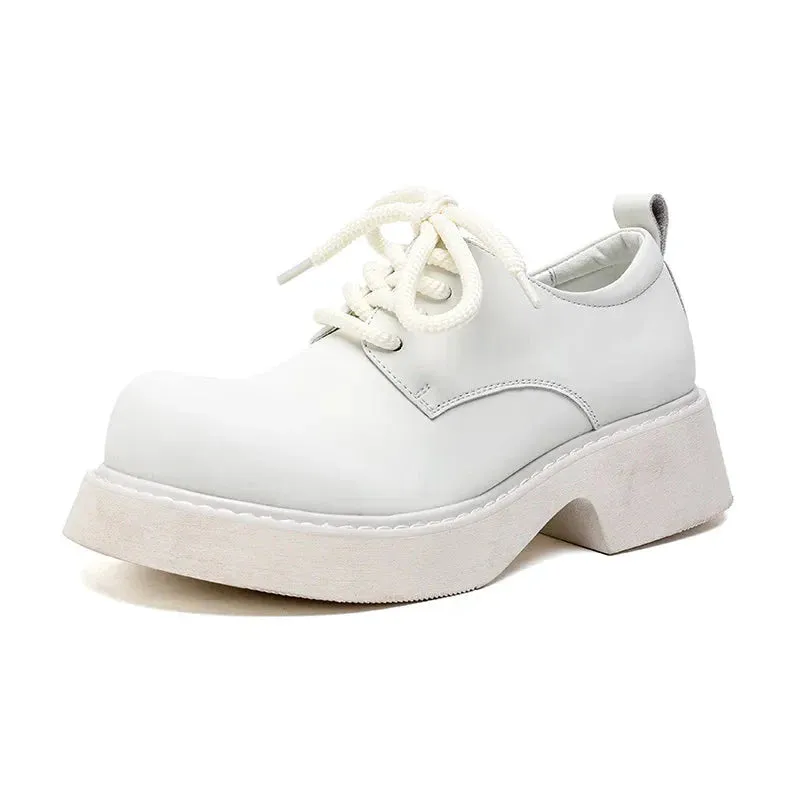 Amozae- Okcheon Matt Chunky Lace Shoes