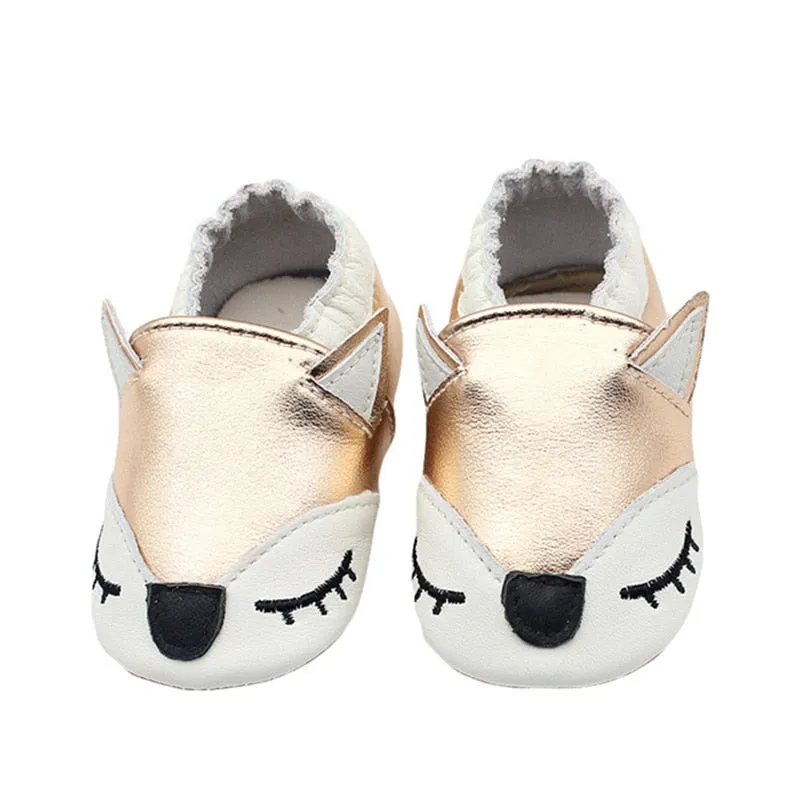 Baby Soft Cow Leather Newborn Booties for Babies Girls Infant Toddler Shoes - TGSH50685