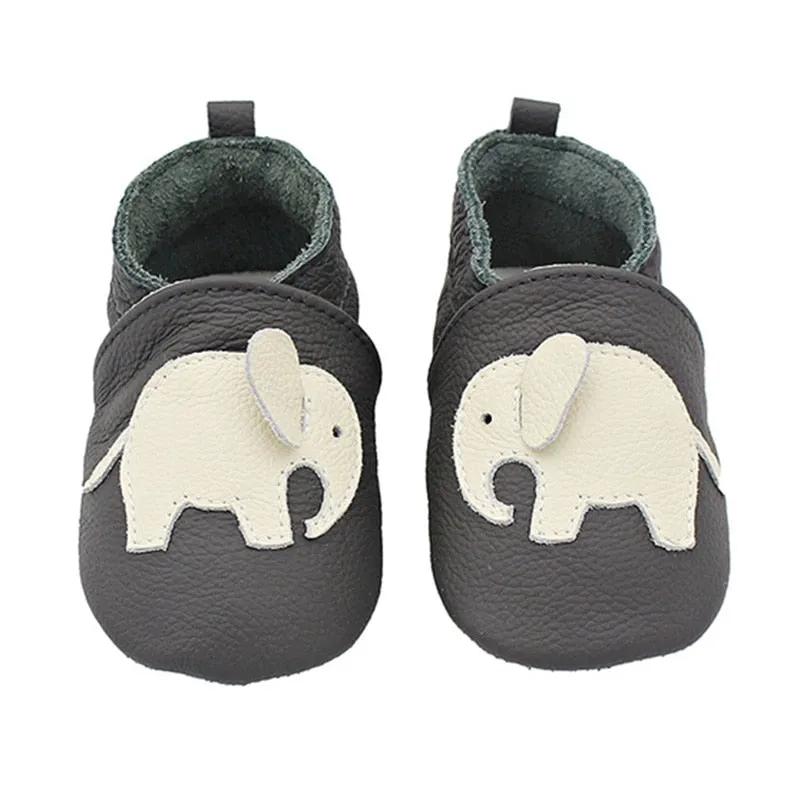 Baby Soft Cow Leather Newborn Booties for Babies Girls Infant Toddler Shoes - TGSH50685