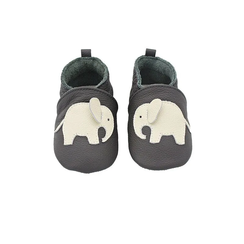 Baby Soft Cow Leather Newborn Booties for Babies Girls Infant Toddler Shoes - TGSH50685