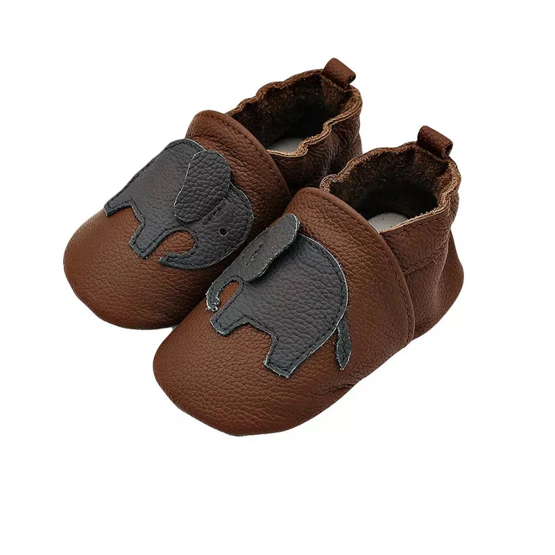 Baby Soft Cow Leather Newborn Booties for Babies Girls Infant Toddler Shoes - TGSH50685