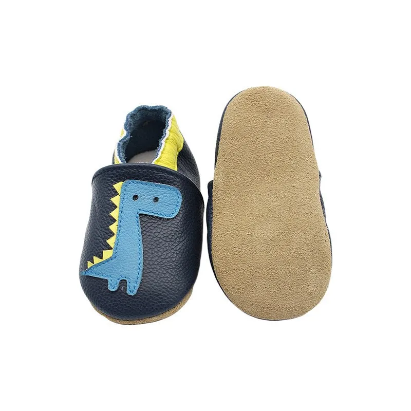 Baby Soft Cow Leather Newborn Booties for Babies Girls Infant Toddler Shoes - TGSH50685