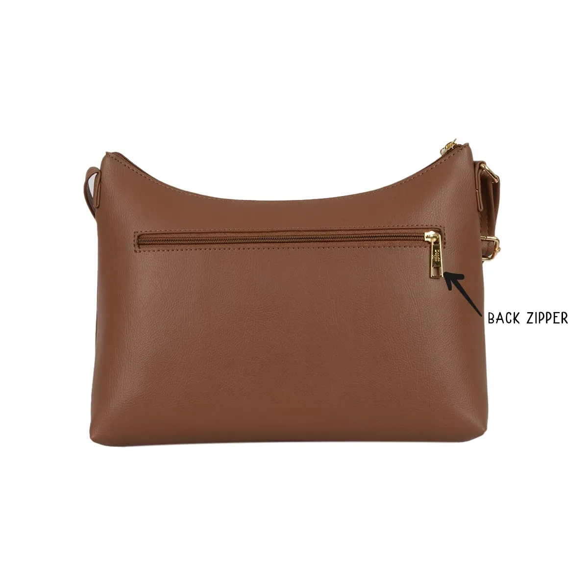 Baggit Women's Sling Bag - Medium (Brown)