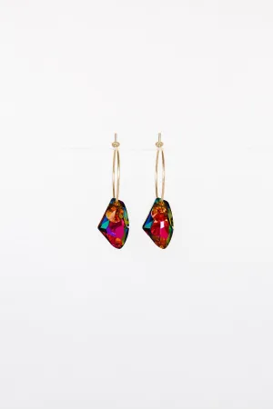 Bird of Paradise Earrings - Mandarin