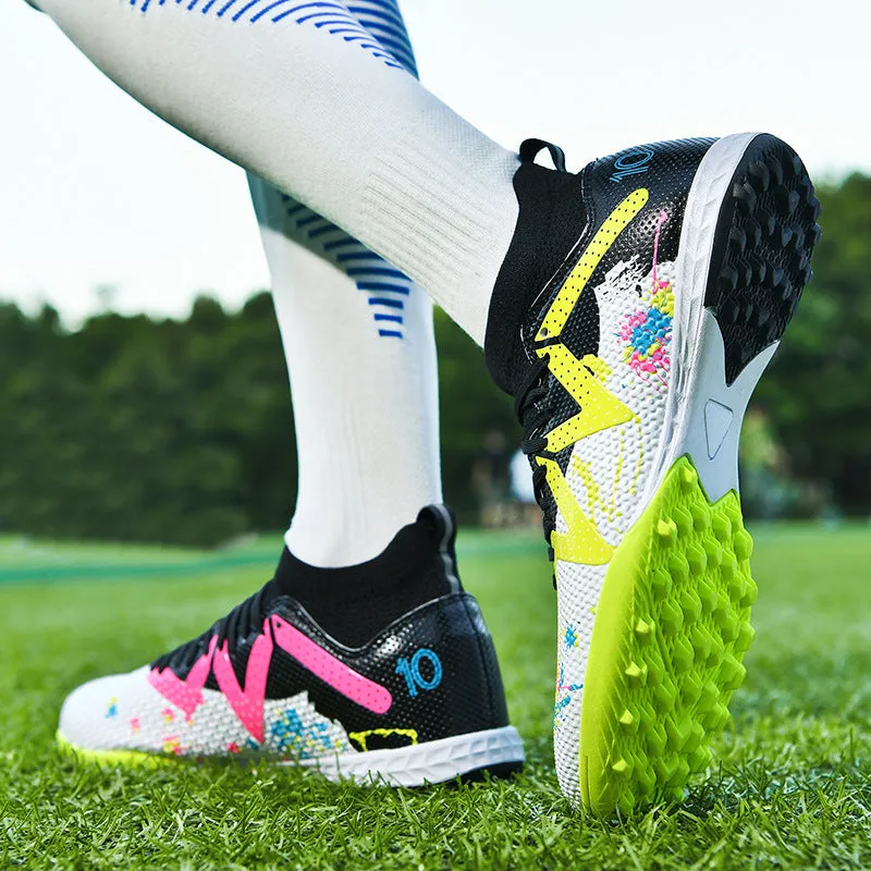 Camouflage High-Top Adult Soccer Cleats, Training