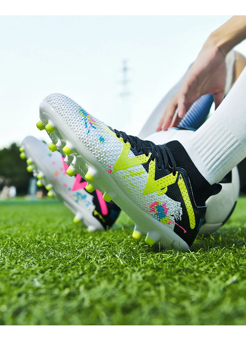 Camouflage High-Top Adult Soccer Cleats, Training