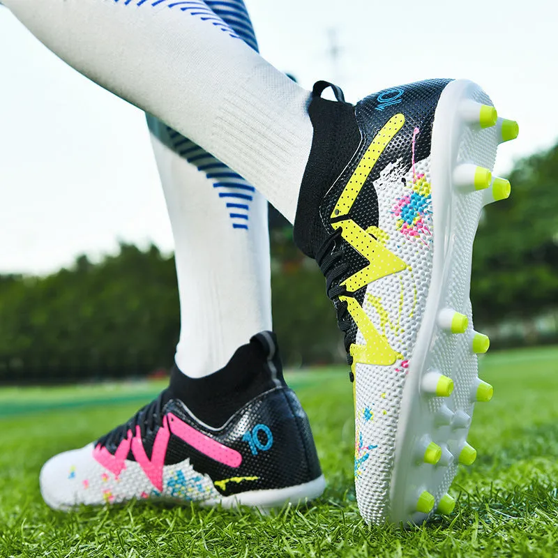 Camouflage High-Top Adult Soccer Cleats, Training