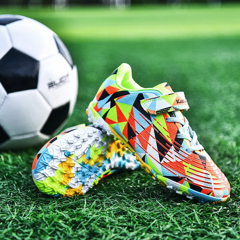 Colorful Kids' Soccer Cleats, Training