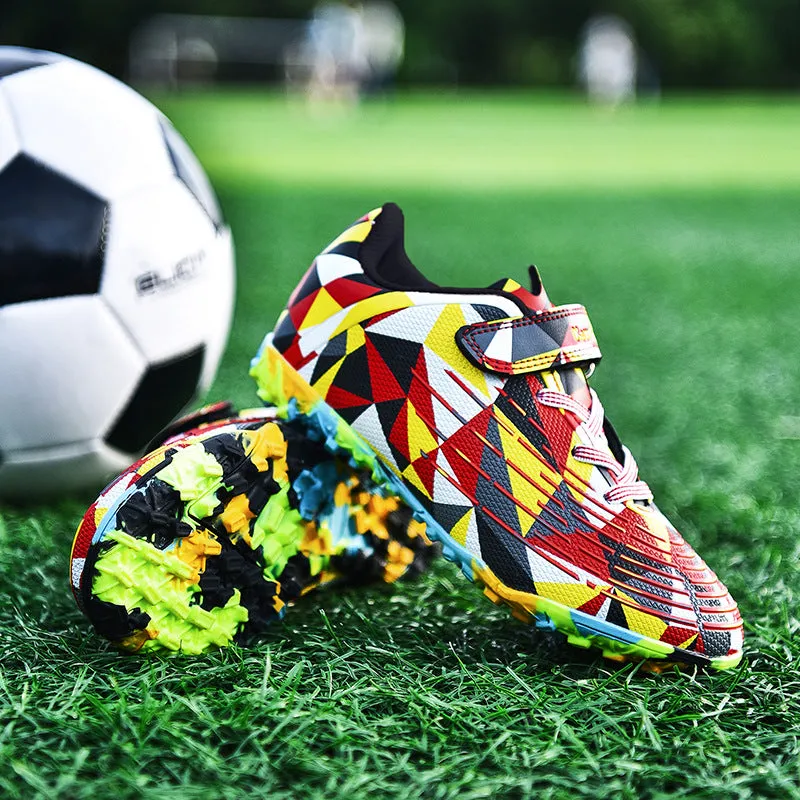 Colorful Kids' Soccer Cleats, Training