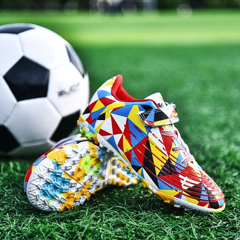 Colorful Kids' Soccer Cleats, Training