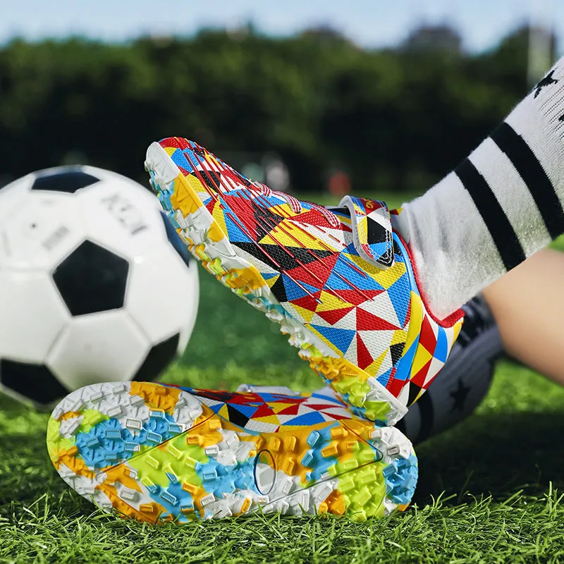 Colorful Kids' Soccer Cleats, Training