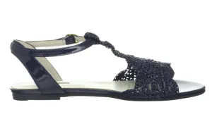 Crochet Sandal - Navy