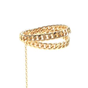 Gold Double Cuban Ankle Chain