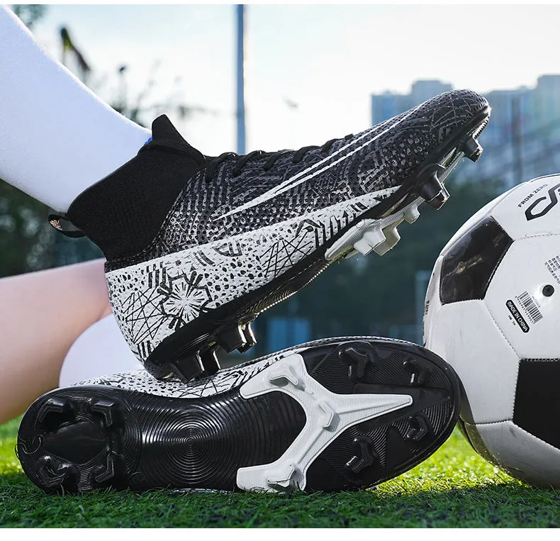 High-Top Adult and Kids' Soccer Cleats, Training