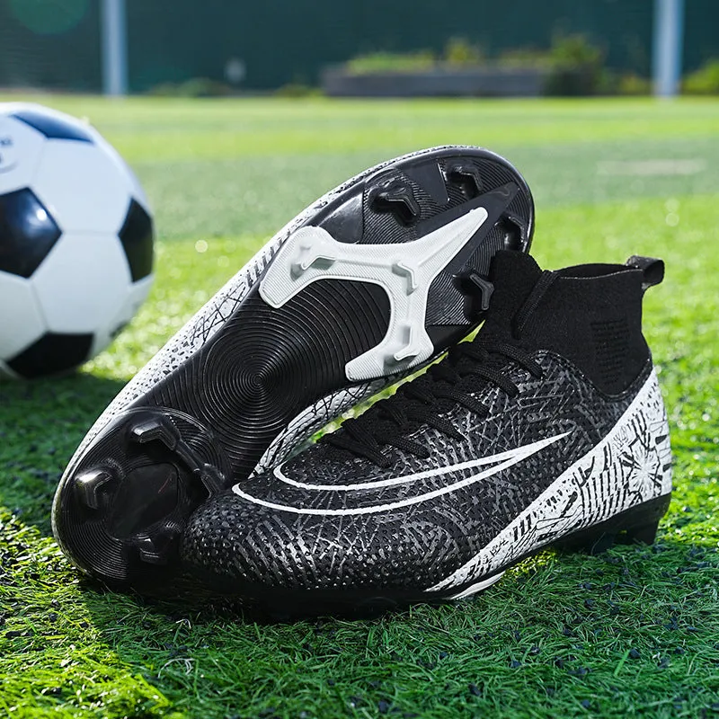 High-Top Adult and Kids' Soccer Cleats, Training