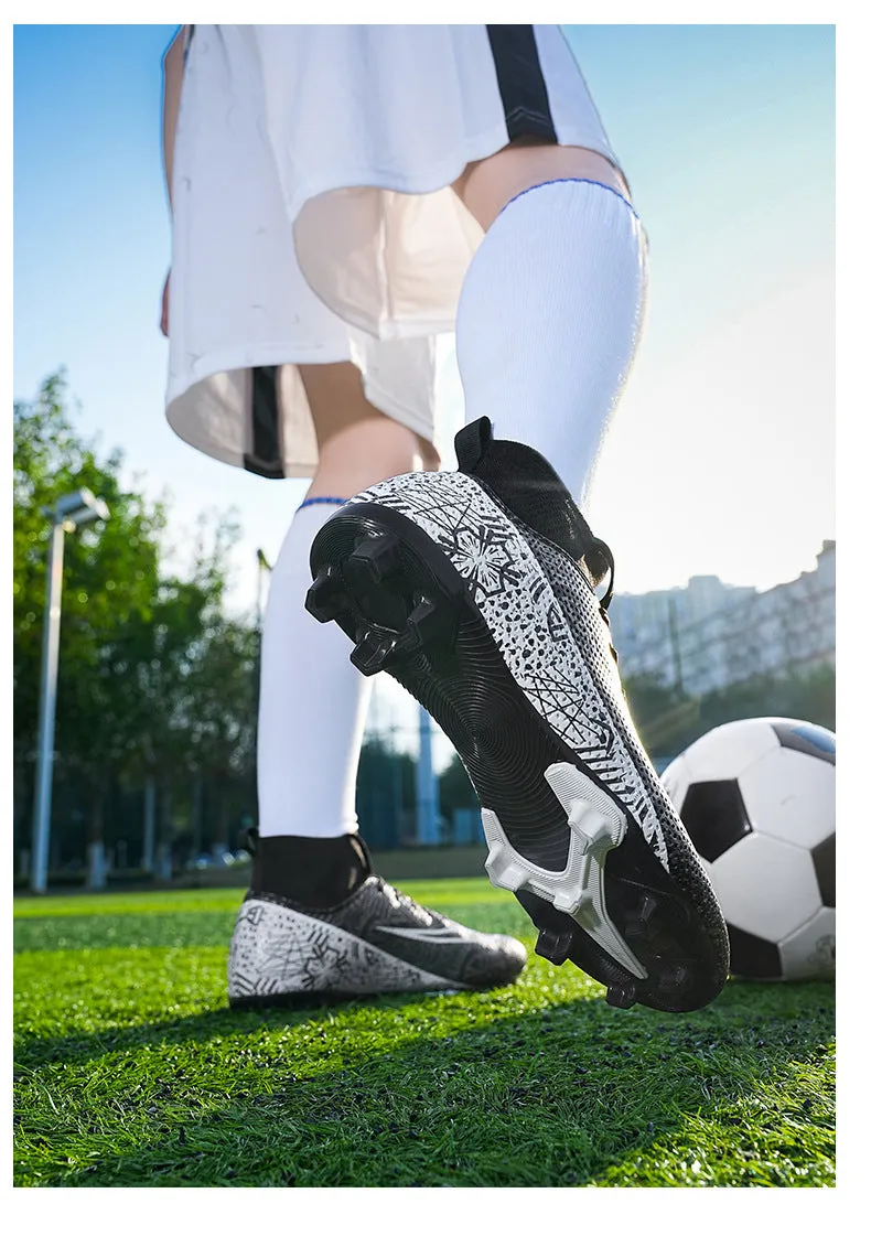 High-Top Adult and Kids' Soccer Cleats, Training