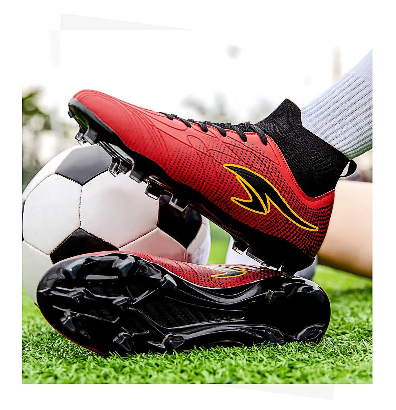 High-Top Soccer Cleats for Adult, Large Sizes, Training