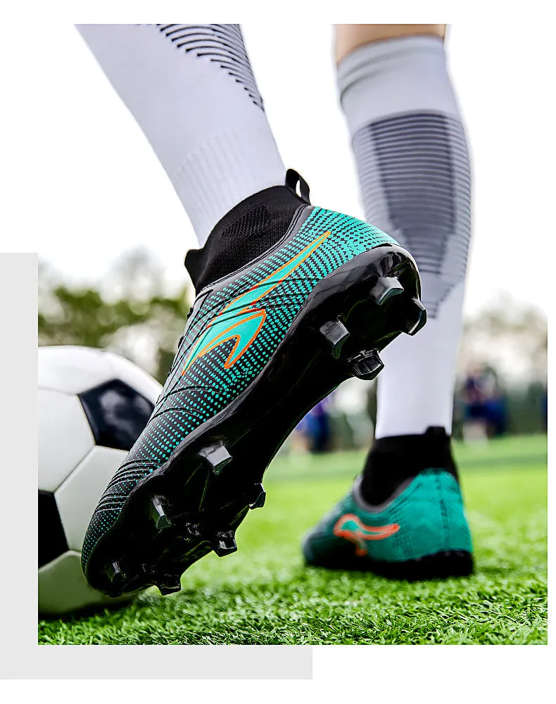 High-Top Soccer Cleats for Adult, Large Sizes, Training