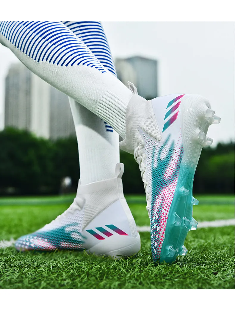 Kids' High-Top Soccer Cleats for  Adult Training