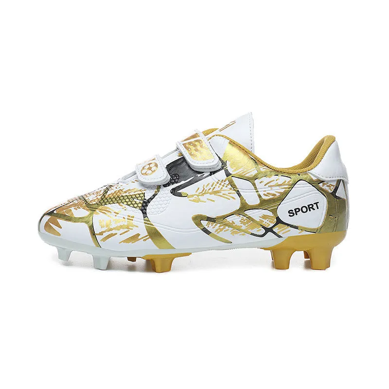 Kids' Soccer Shoes, TF and FG Studs, Magic Tape