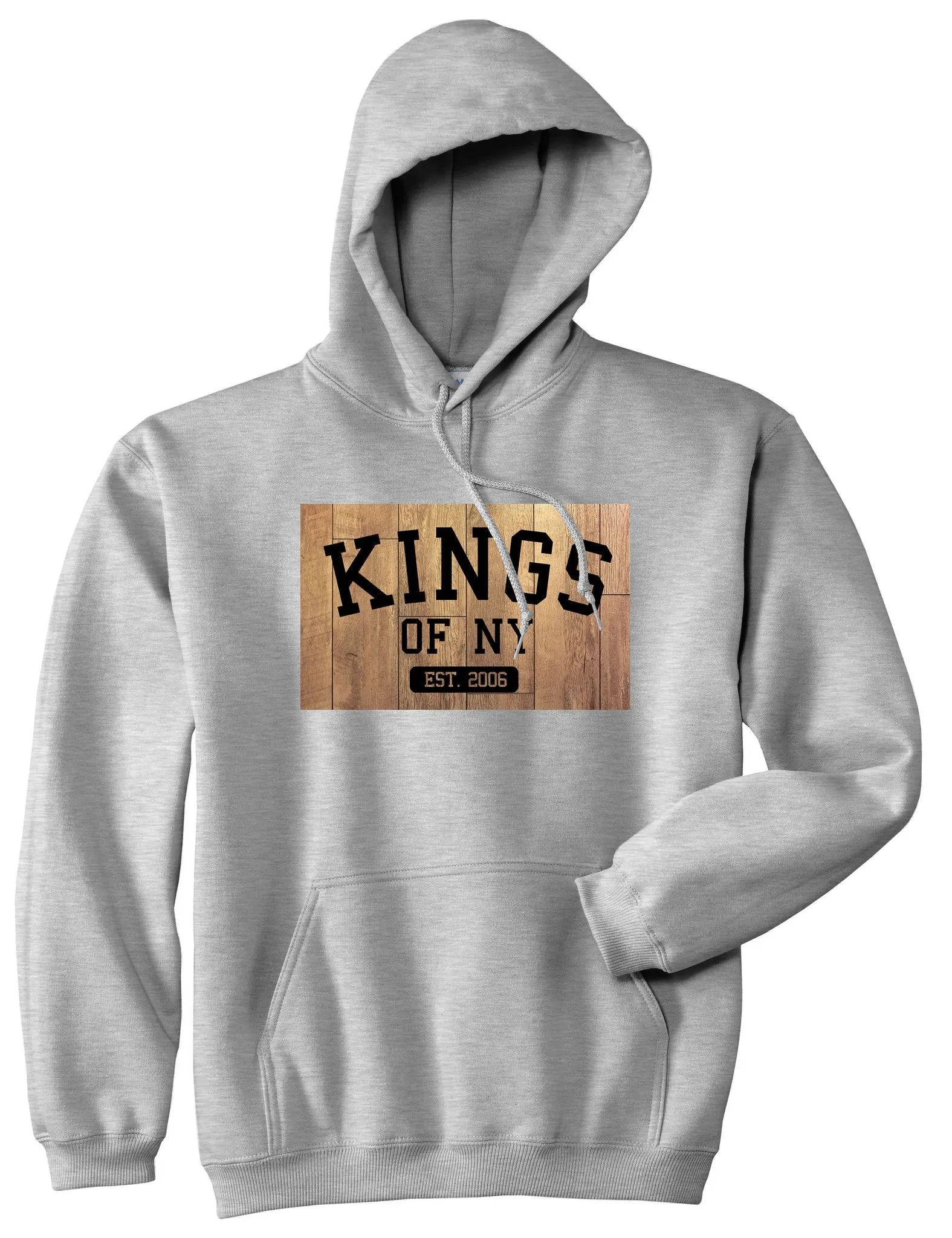 Kings Of NY Hardwood Basketball Logo Pullover Hoodie Hoody