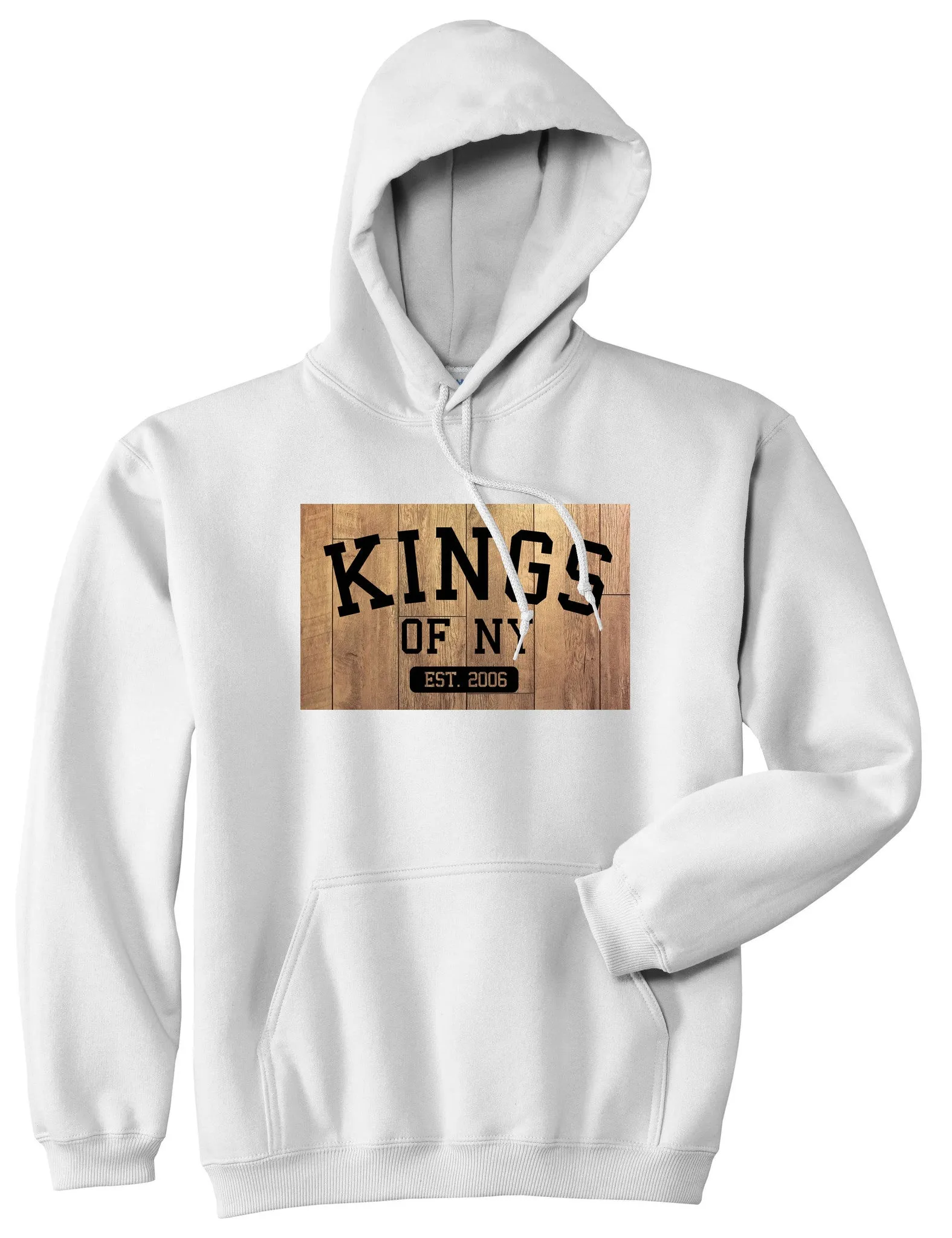 Kings Of NY Hardwood Basketball Logo Pullover Hoodie Hoody