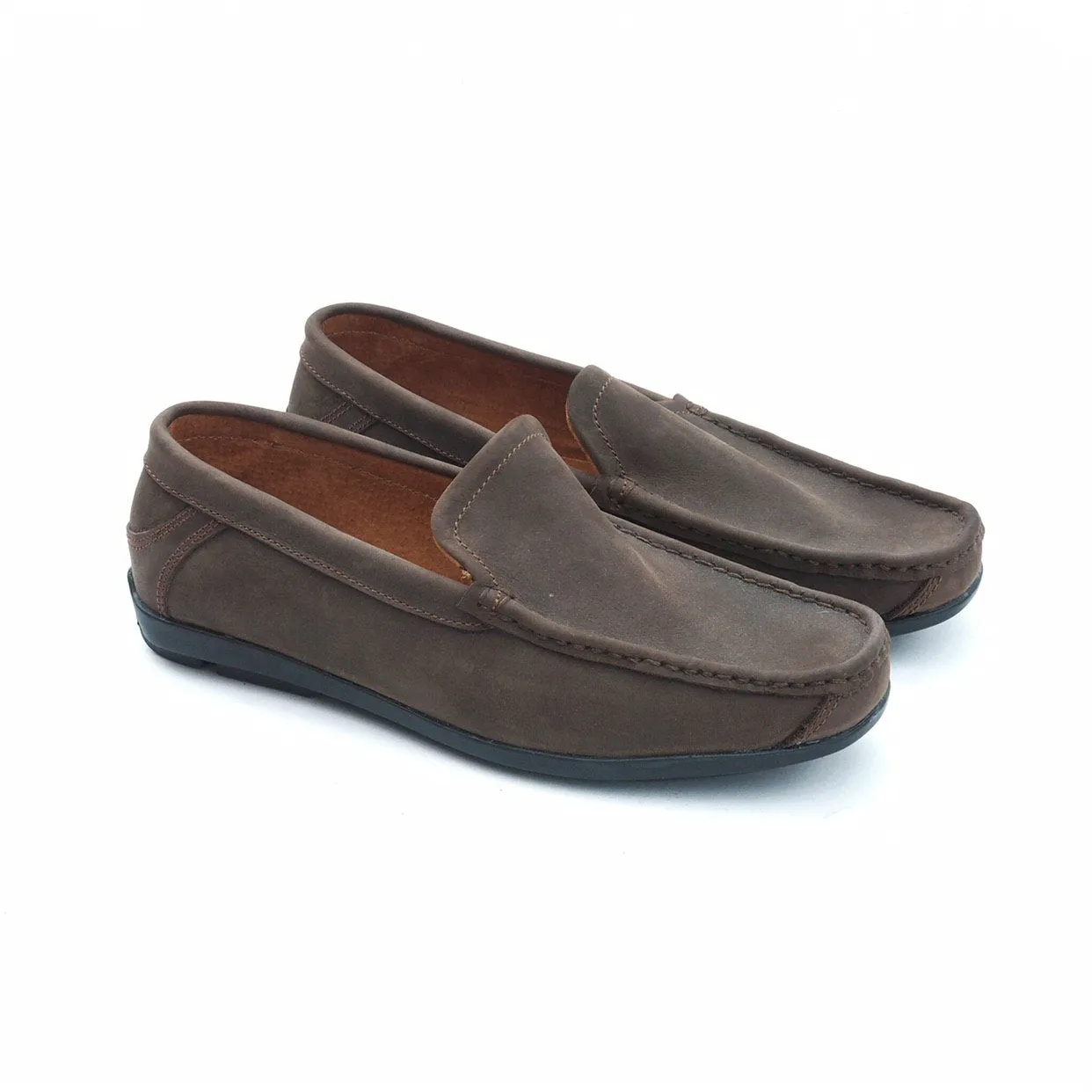 Marcelo Casual Driving Shoes (Muddy Brown)