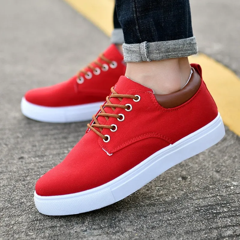 Men Canvas Shoe Casual Sneaker Comfortable Male Flats Loafers - MCS50328