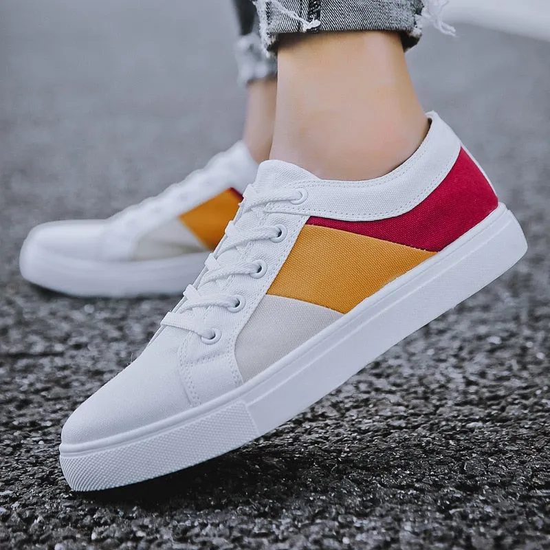 Men Canvas Shoe Casual Sneaker Comfortable Male Flats Loafers - MCS50328