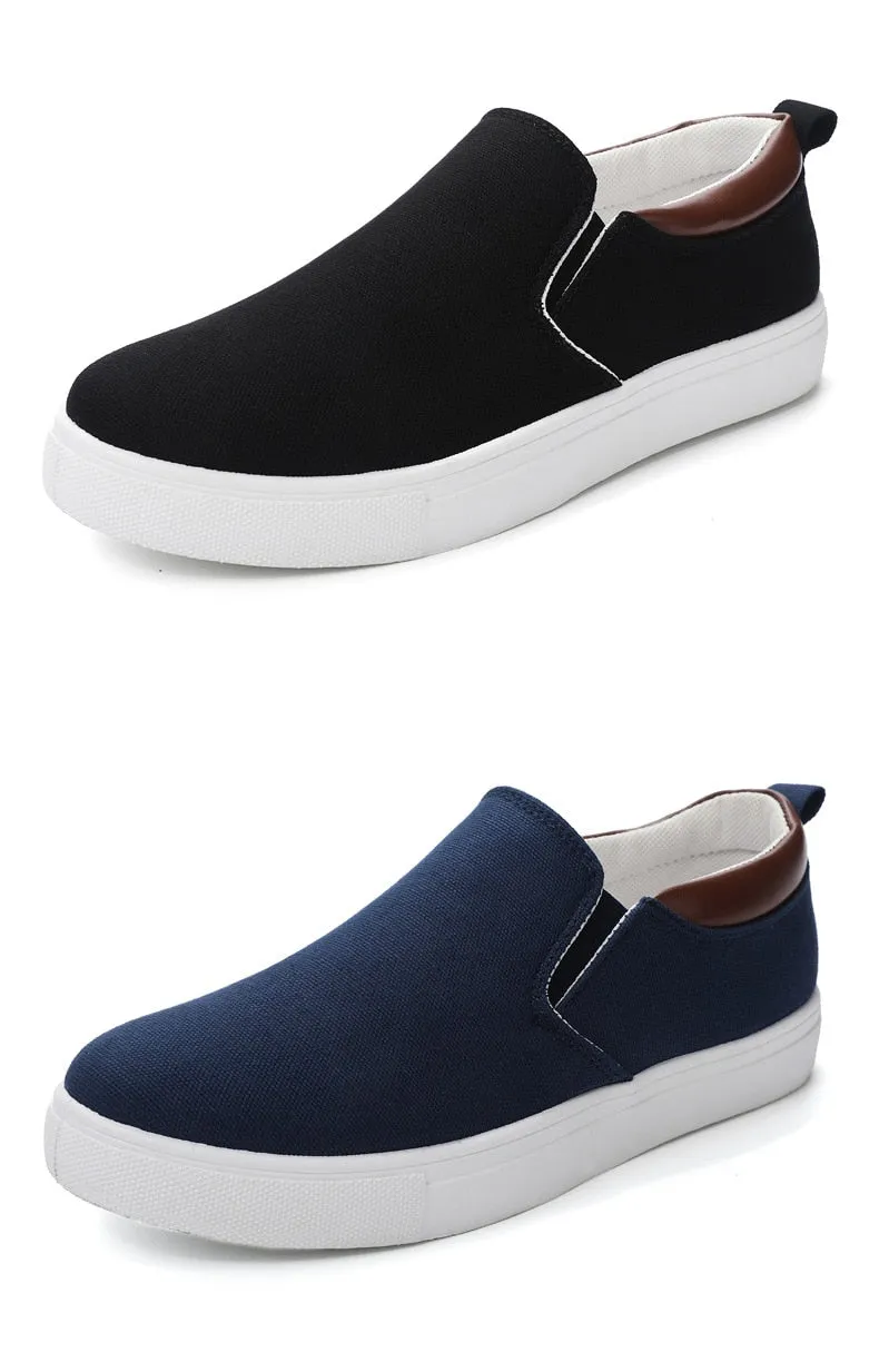 Men Canvas Shoe Casual Sneaker Comfortable Male Flats Loafers - MCS50328