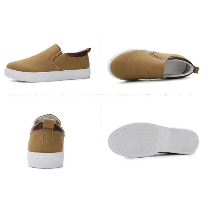 Men Canvas Shoe Casual Sneaker Comfortable Male Flats Loafers - MCS50328