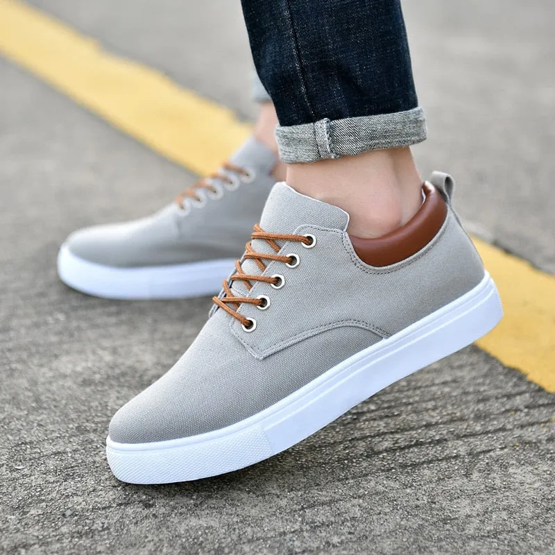 Men Canvas Shoe Casual Sneaker Comfortable Male Flats Loafers - MCS50328