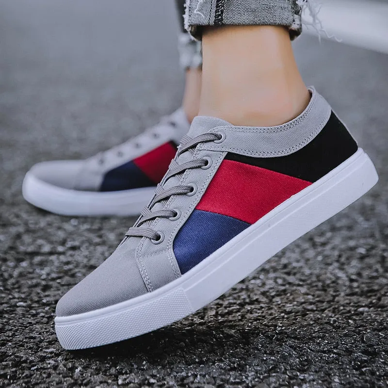 Men Canvas Shoe Casual Sneaker Comfortable Male Flats Loafers - MCS50328