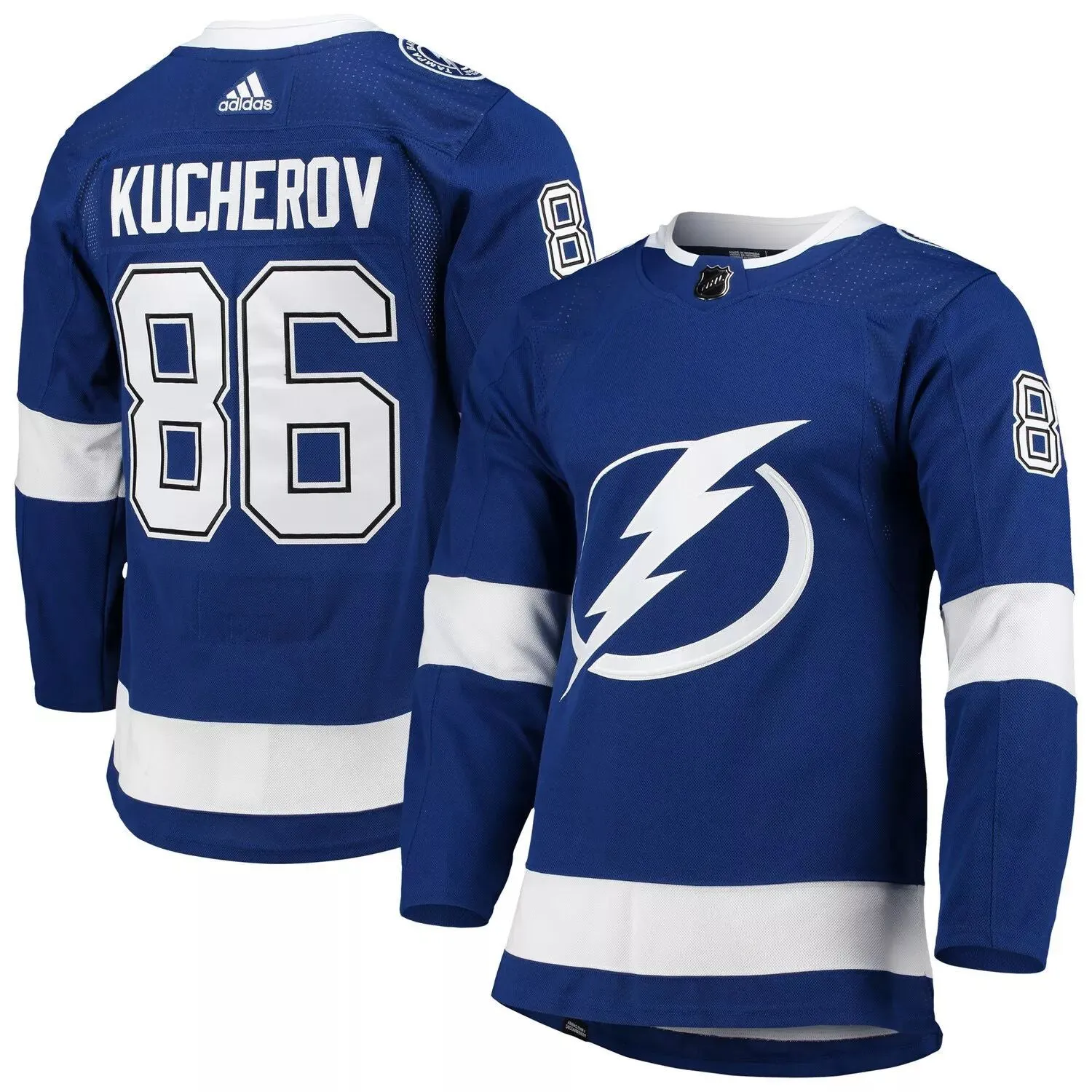 Men's Nikita Kucherov Tampa Bay Lightning Home Primegreen Authentic Pro Player Blue Jersey adidas