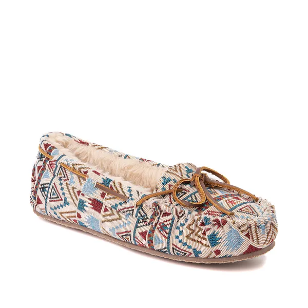 Minnetonka Cally Women's Casual Shoes in Cream Mosaic