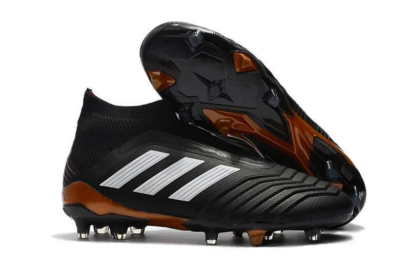 New Adidas Predator FG Soccer Cleats Shoes Black White Red