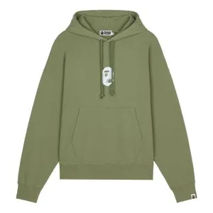 New Balance Men's New Balance x Bape Crossover Logo Printing Sports Green Sweatshirt