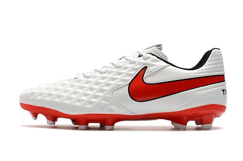 New Nike Tiempo Legend VIII FG Soccers Cleats Shoes Orange White