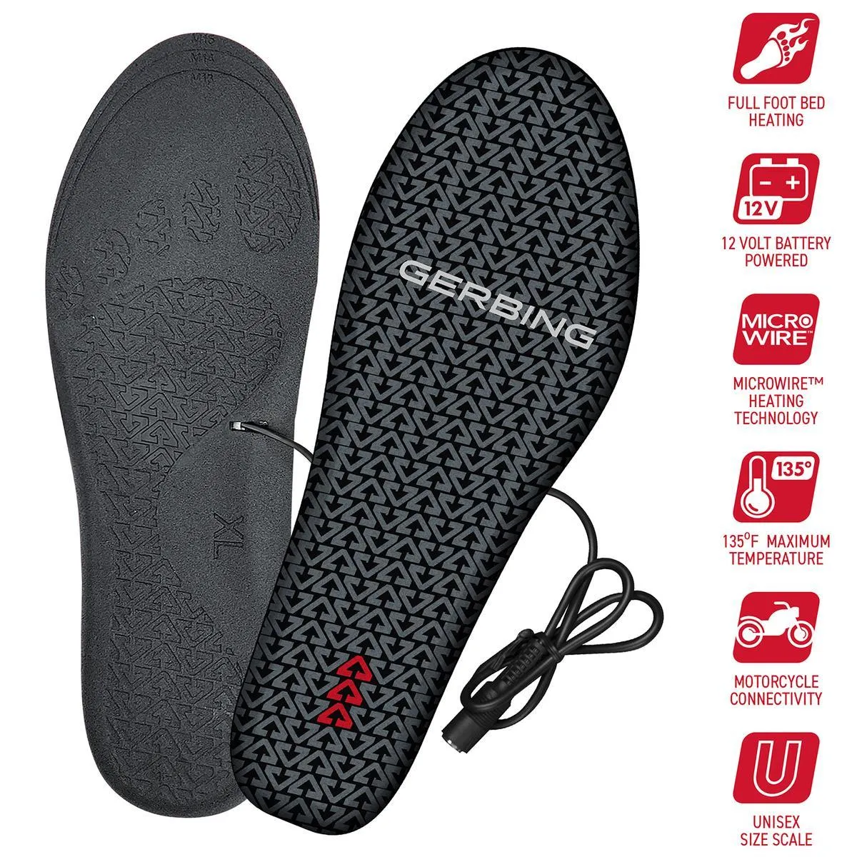 Open Box Gerbing 12V Motorcycle Heated Insoles