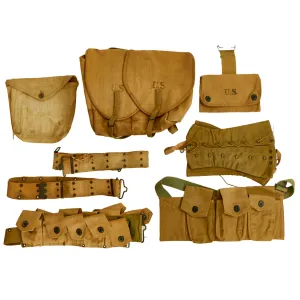 Original U.S. WWI US Army / Marine Corps Field Gear Lot - 8 Items