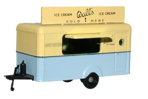 Oxford Diecast Walls Ice Cream Mobile Trailer - 1:76 Scale