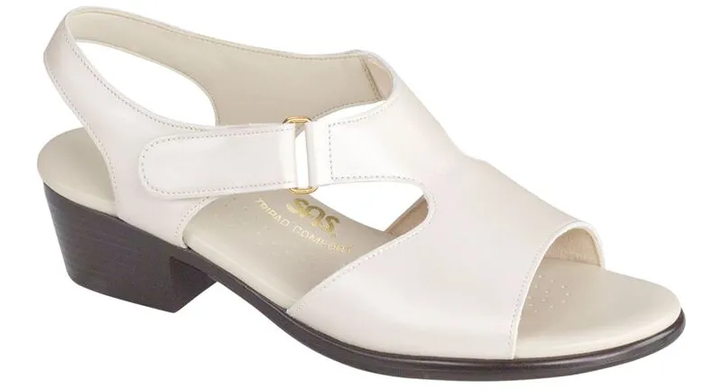 SAS Women's Suntimer Heel Sandal PEARL BONE