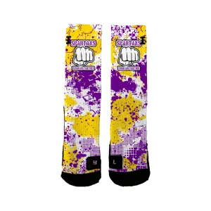 Sentinel Spartans Basketball Vibes Socks