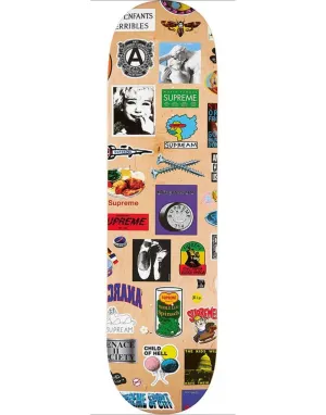 Stickers Tan Skateboard Art Deck by Supreme