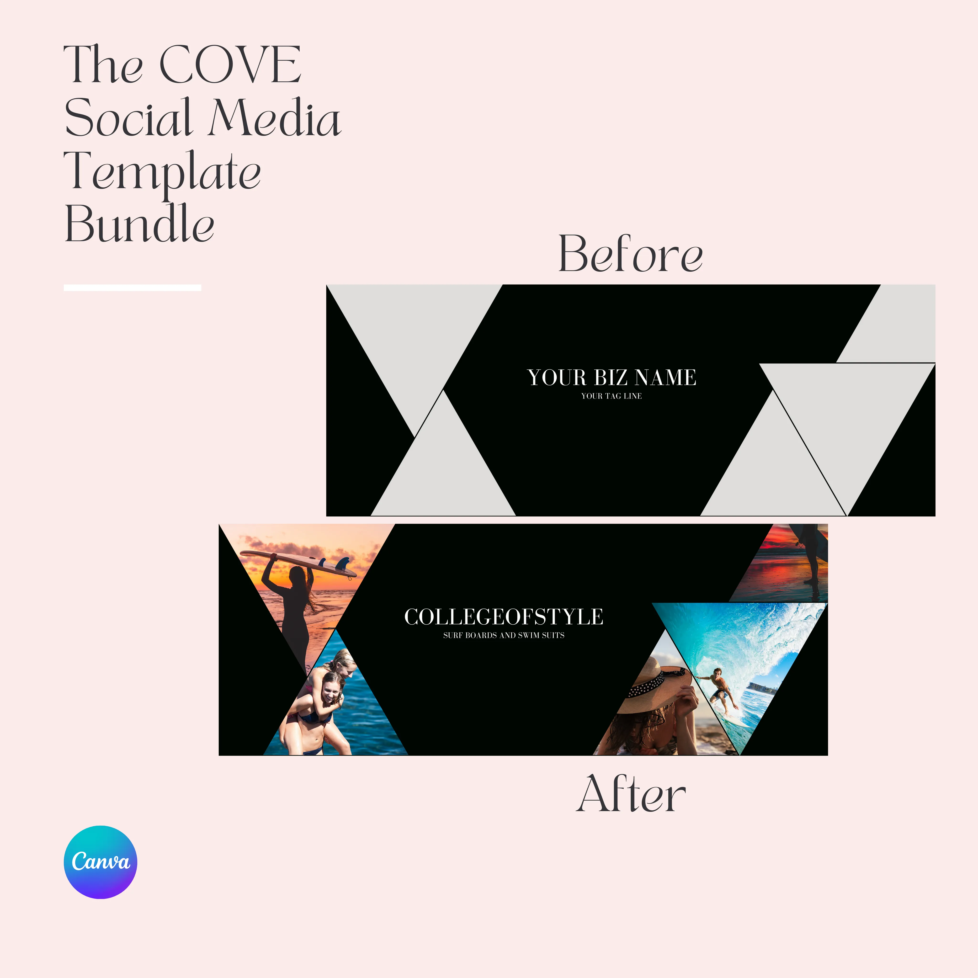 The Cove Social Media Template Bundle