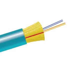 Tight Buffer Distribution Riser Fiber Optic Cable: OM4 Multimode 10 Gig for Indoor/Outdoor Use